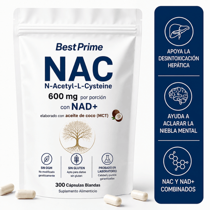 NAC600 & NAD+ Complejo Diario