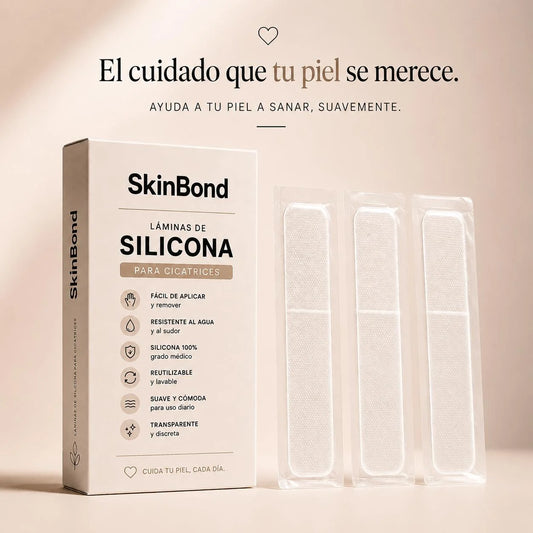 SkinBond – Láminas de silicona para cicatriz de cesárea